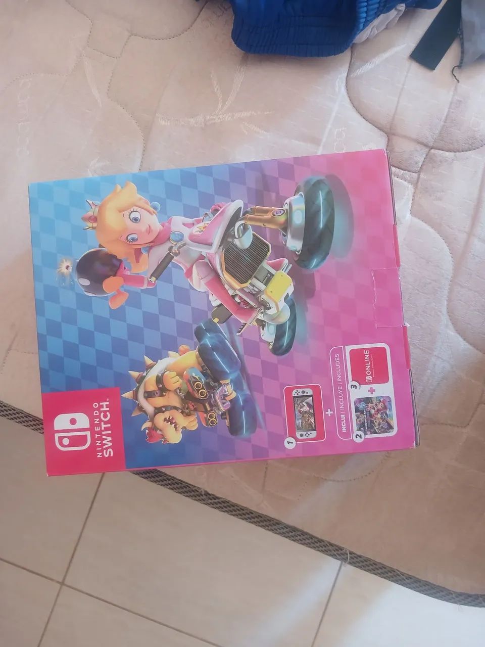 Nintendo switch oled bloqueado, sem jogos, micro sd128gb - Foto 3