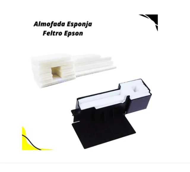 Almofada Esponja Feltro Epson L396 L395 L375 L355 L110 L390 outras - Foto 4