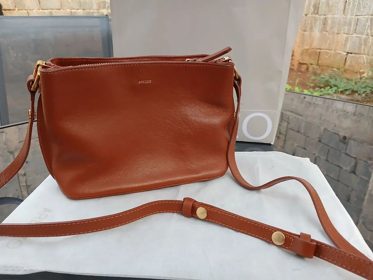 Bolsa couro arezzo - Foto 2