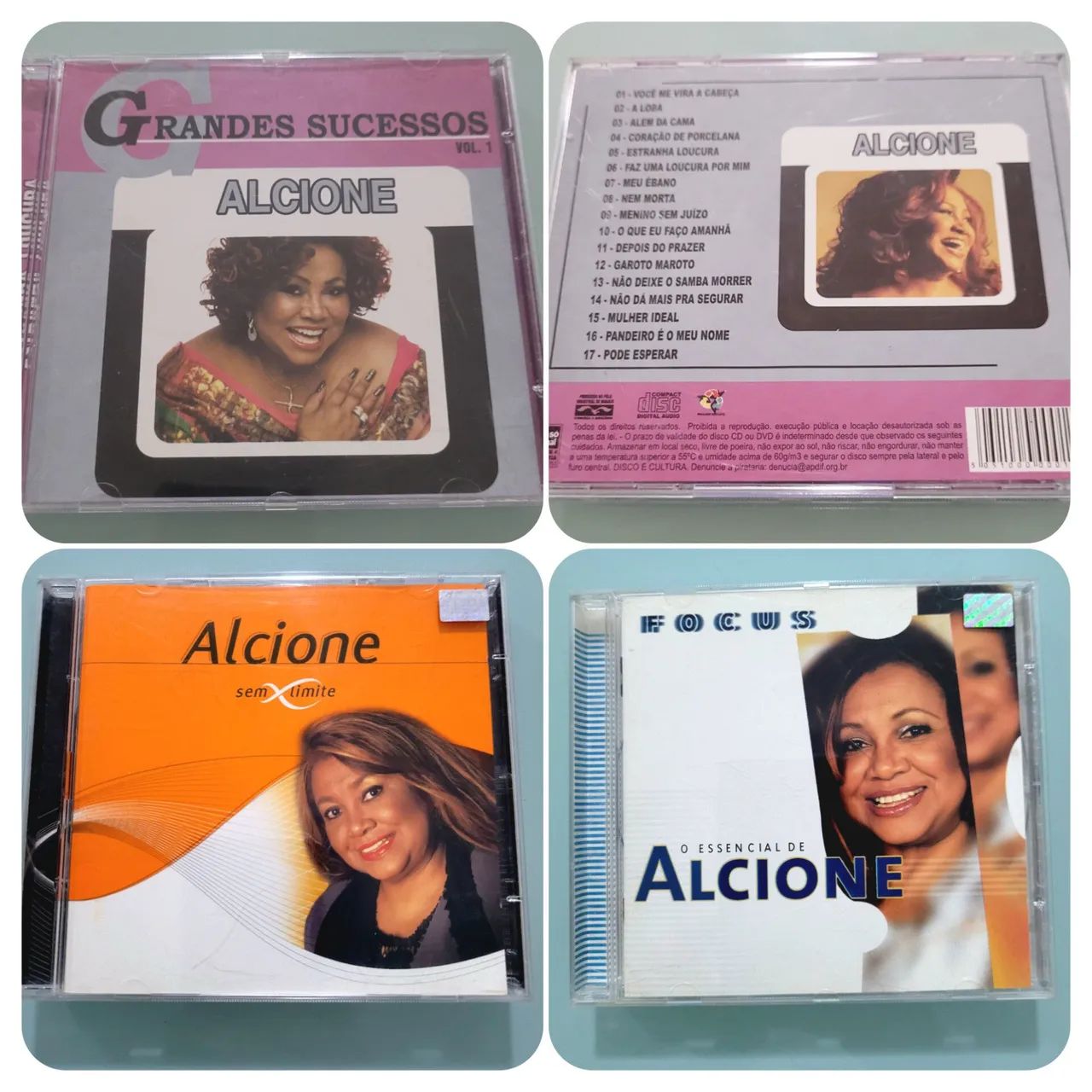 .03 CDs de ALCIONE.