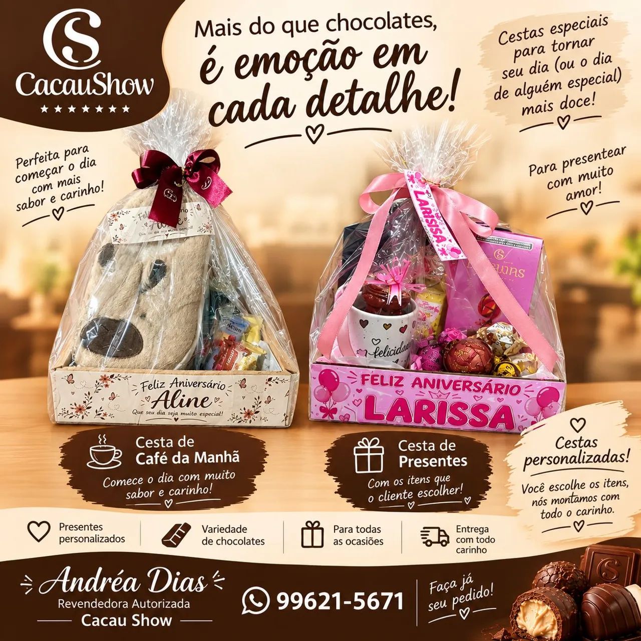 Cestas de presente-cesta de café da manhã 