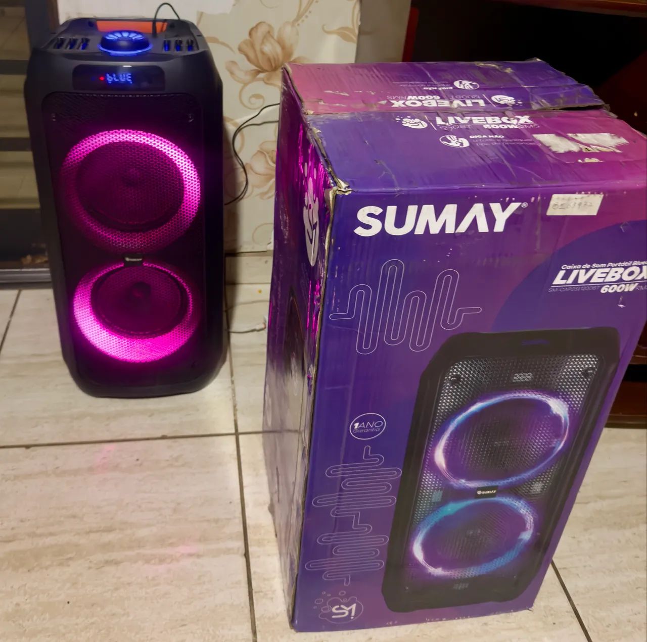Caixa de Som Sumay 