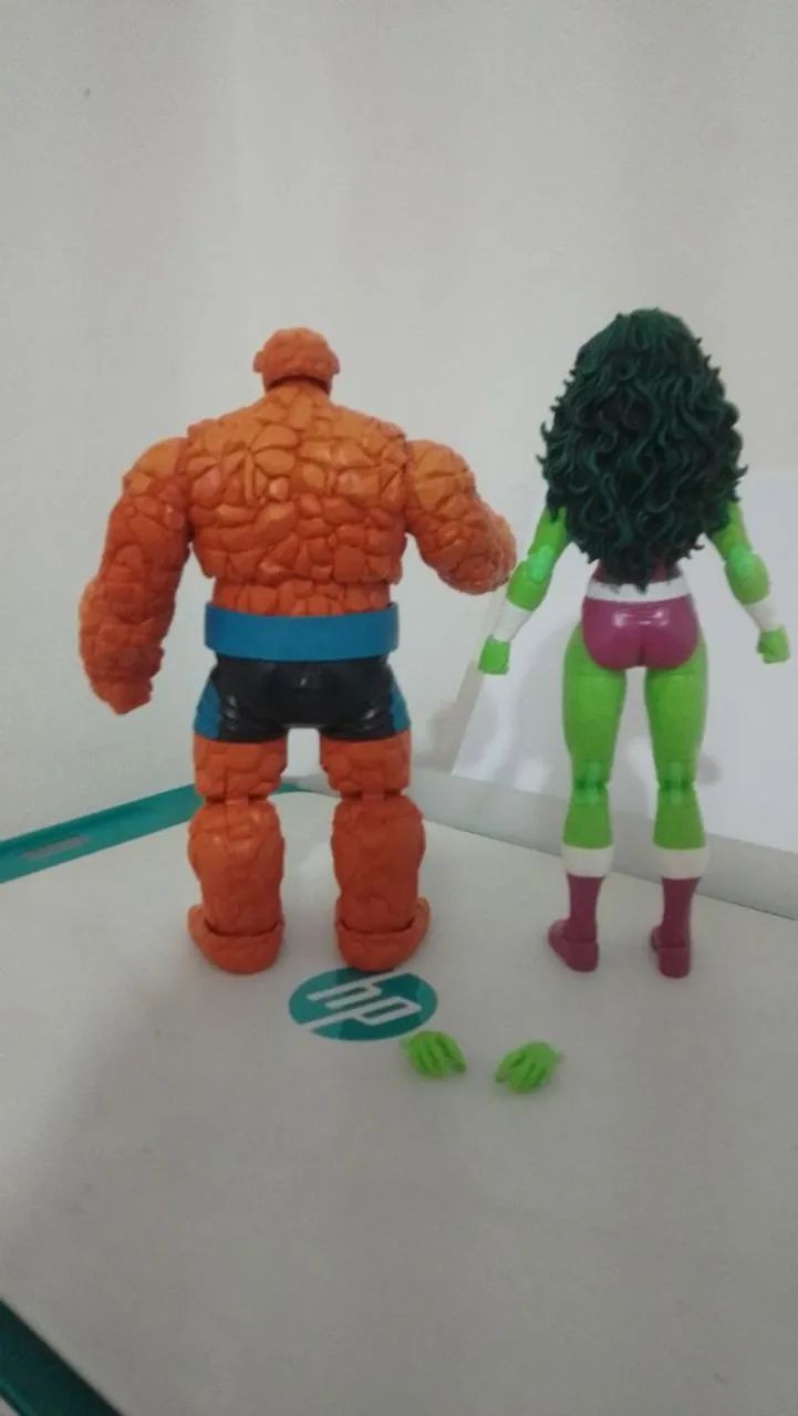 Lote O Coisa e She - Hulk Marvel legends! - Foto 3