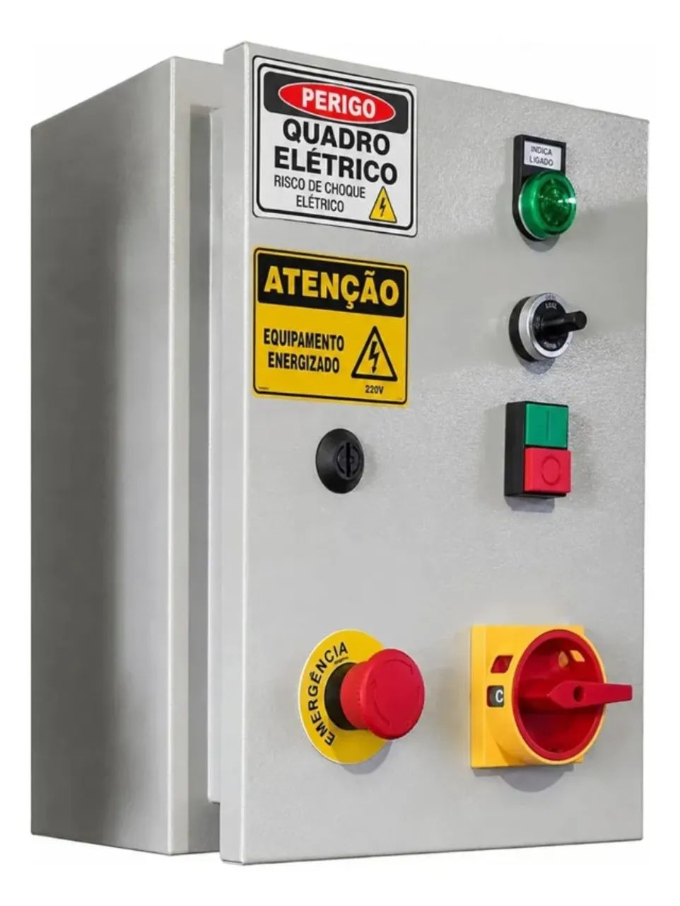 painel automático para ligar motor 