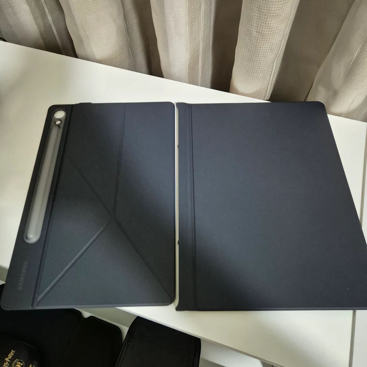 Capa Smart Book Cover Samsung Galaxy Tab S9, S9FE, 10LITE e S10FE<br>Preta