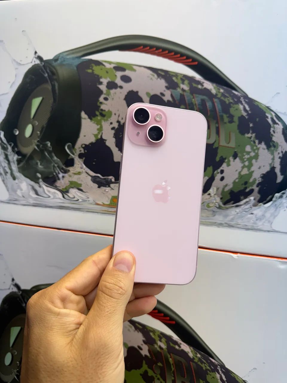 iPhone 15 rosa 128 gb na melhor promoção 