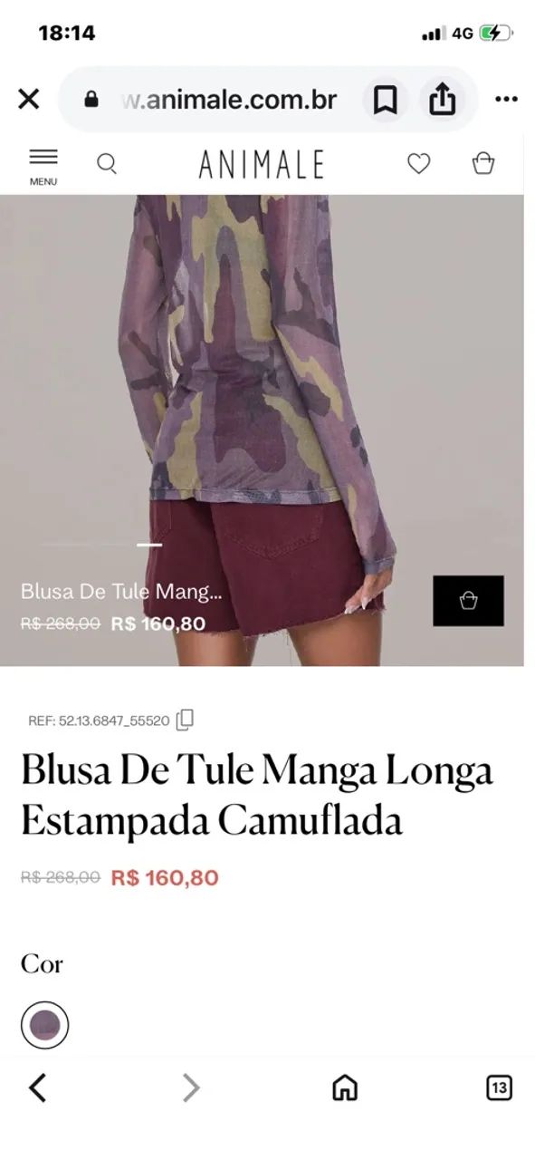 Blusa tule Animale  - Foto 2