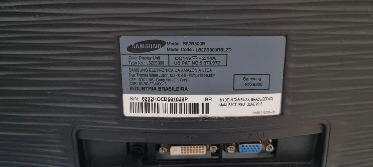 Monitor Samsung S22B300B 22? ? LED ? Full HD ? VGA/DVI ? - Foto 3