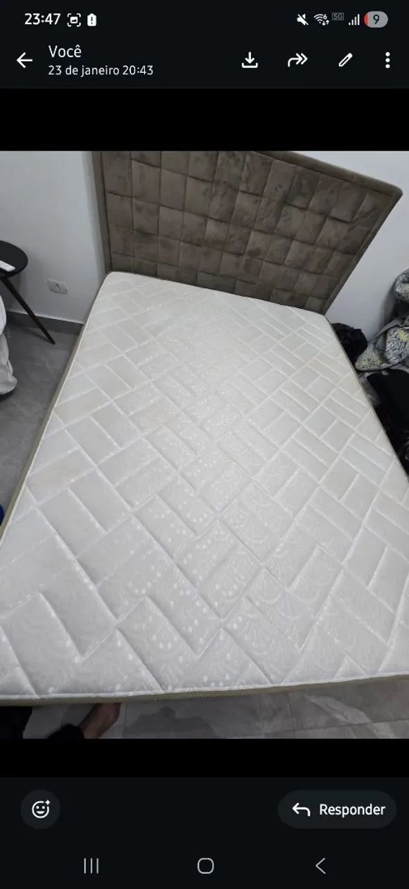 CAMA QUEEN MOLAS ENSACADAS (COLCHÃO + BOX)- DR DO SONO