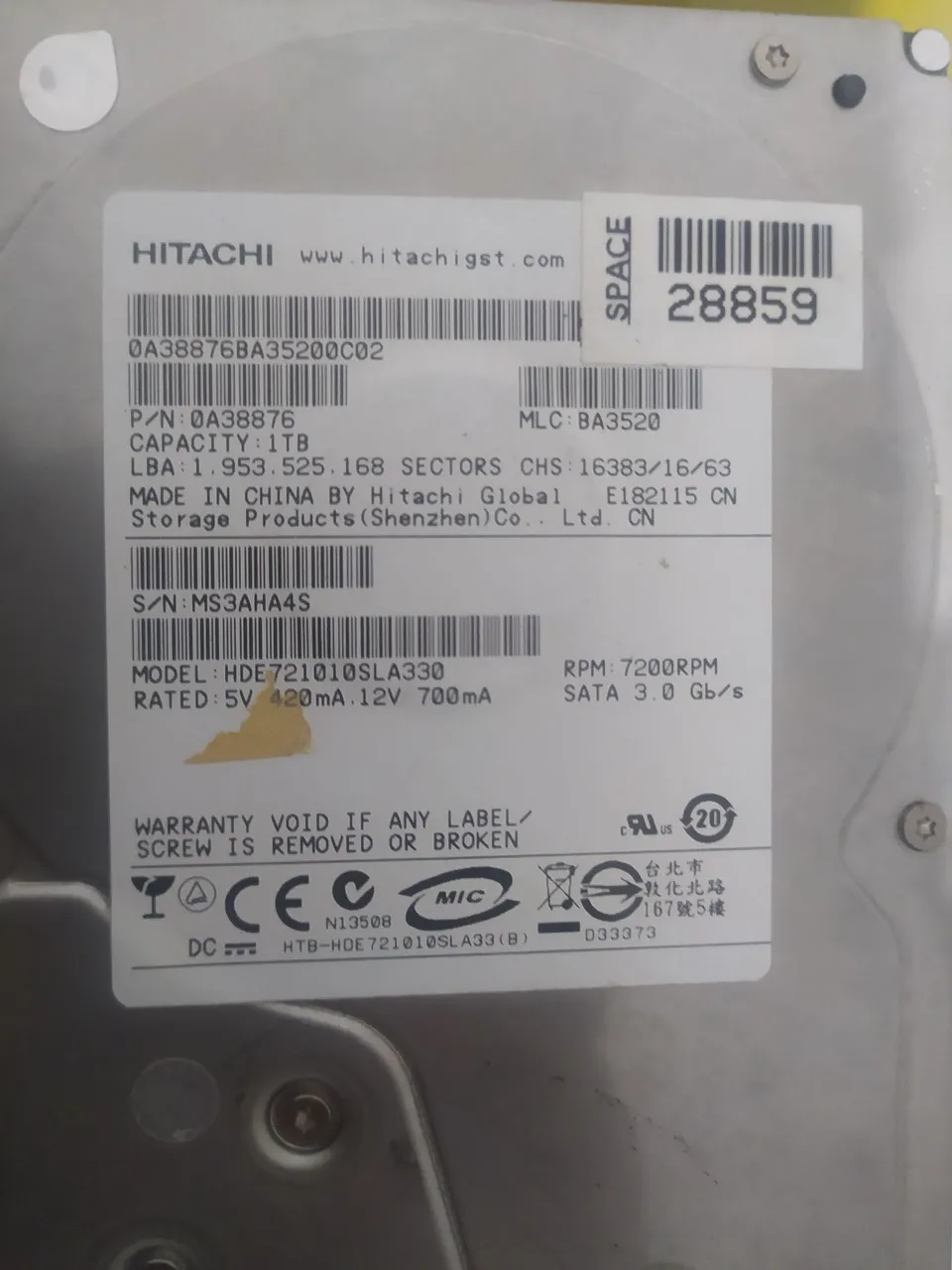 Dois HDs por 150 reais de 500GB cada - Armazenamento - Lomba do