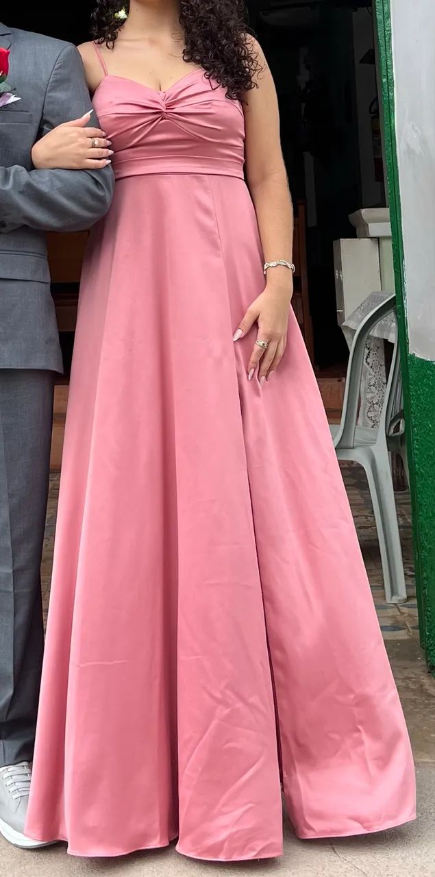 Vestido longo de festa 
