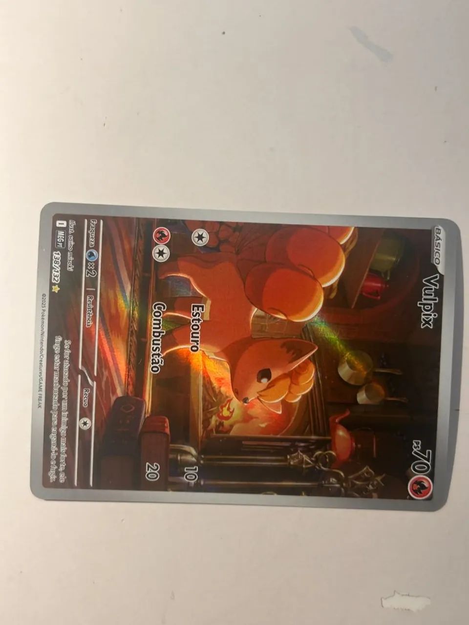 Carta de pokémon do vulpix - Foto 4