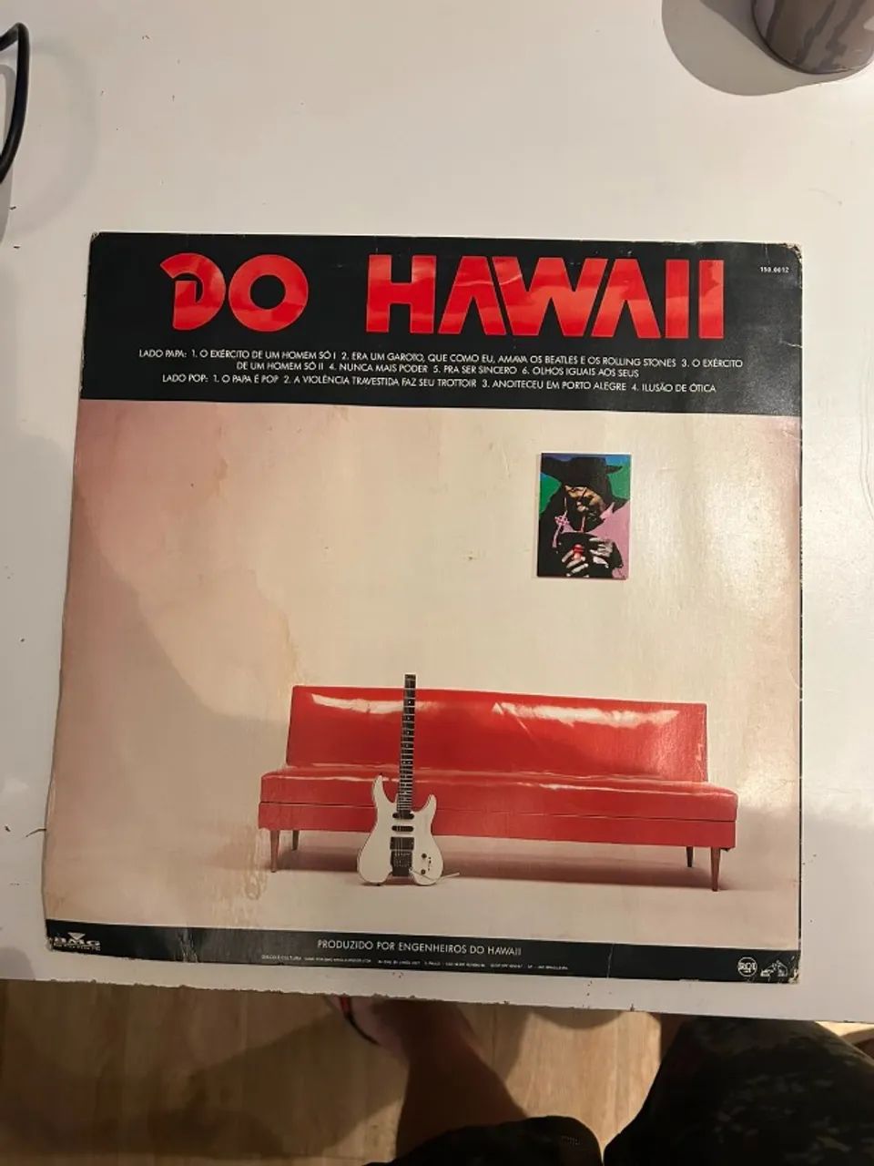 CAPA do vinil O papa é pop - Engenheiros do Hawaii - Foto 2