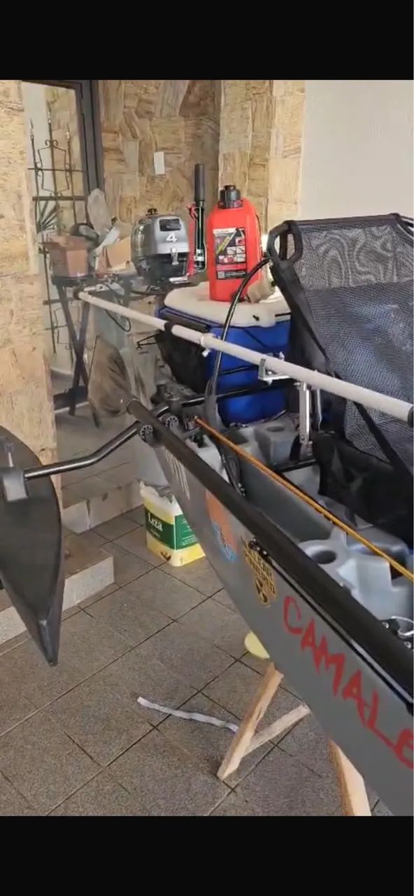 Caiaque Milha Náutica - Predador 1290 completo  - Foto 4