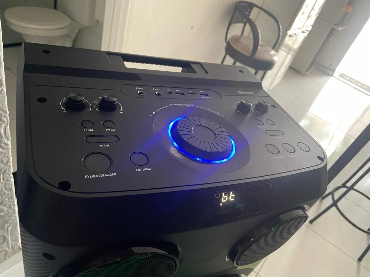 Caixa De Som Torre Double 12 Pol 2300w Bluetooth Pulse - SP508 - Foto 4