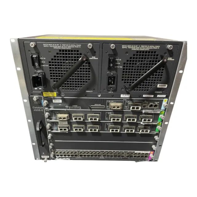 Switch Cisco Catalyst 4506-e Completo + 14 Gbic X2 10gb-sr 
