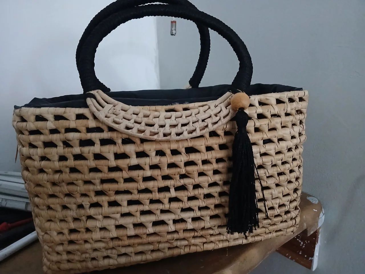 Bolsas artesanais feitas a mão