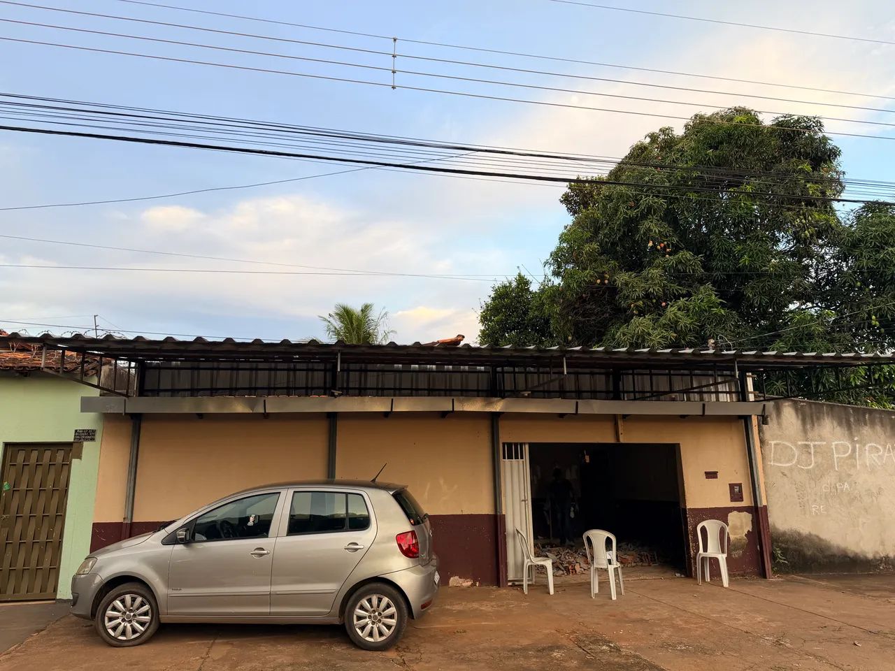 Estrutura de área pra comércio 