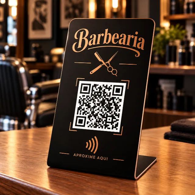 Placa Pix - Placa Google - Placa nfc - qrcode - placa wifi - Foto 2