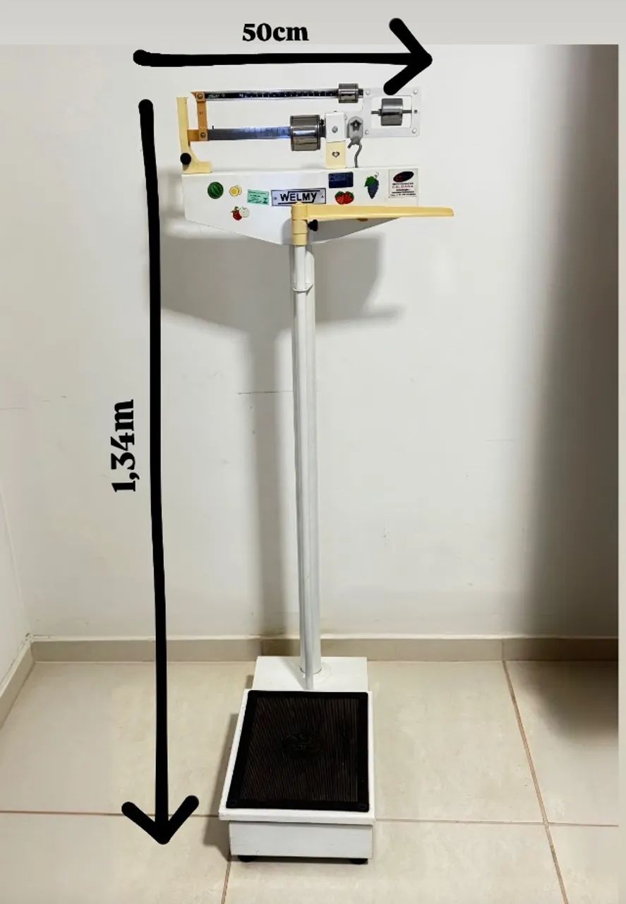Balança médico nutricionista mecânica hospitalar 