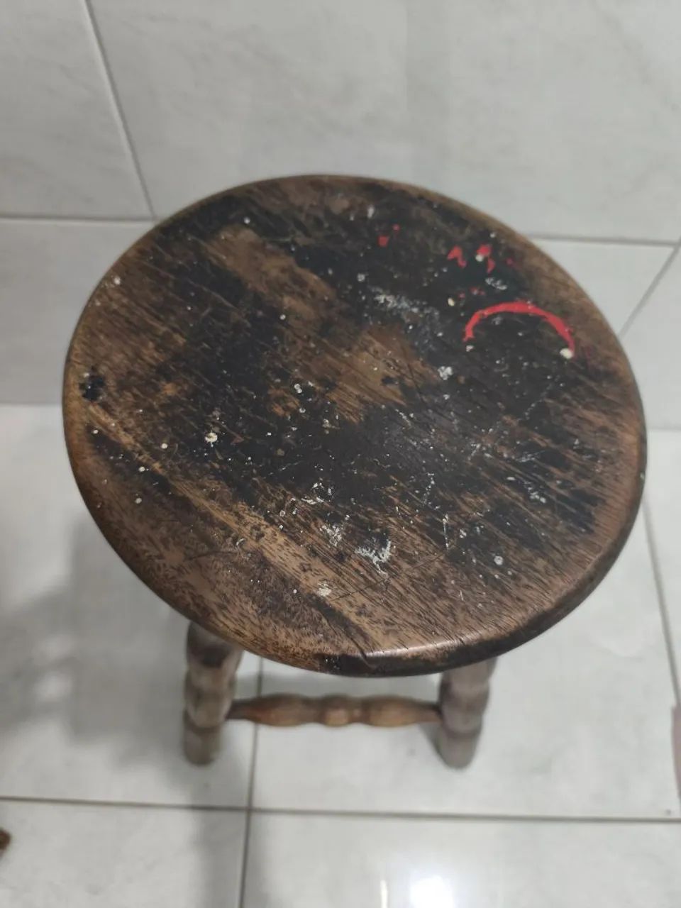 Banqueta em madeira  - Foto 4