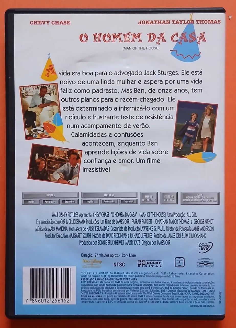 Dvd O Homem da Casa - Walt Disney  - Foto 2
