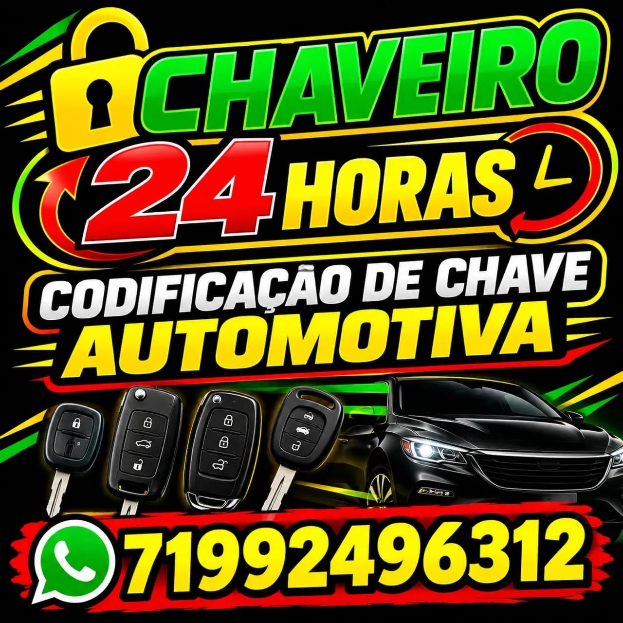 Chaveiro 24 hrs 