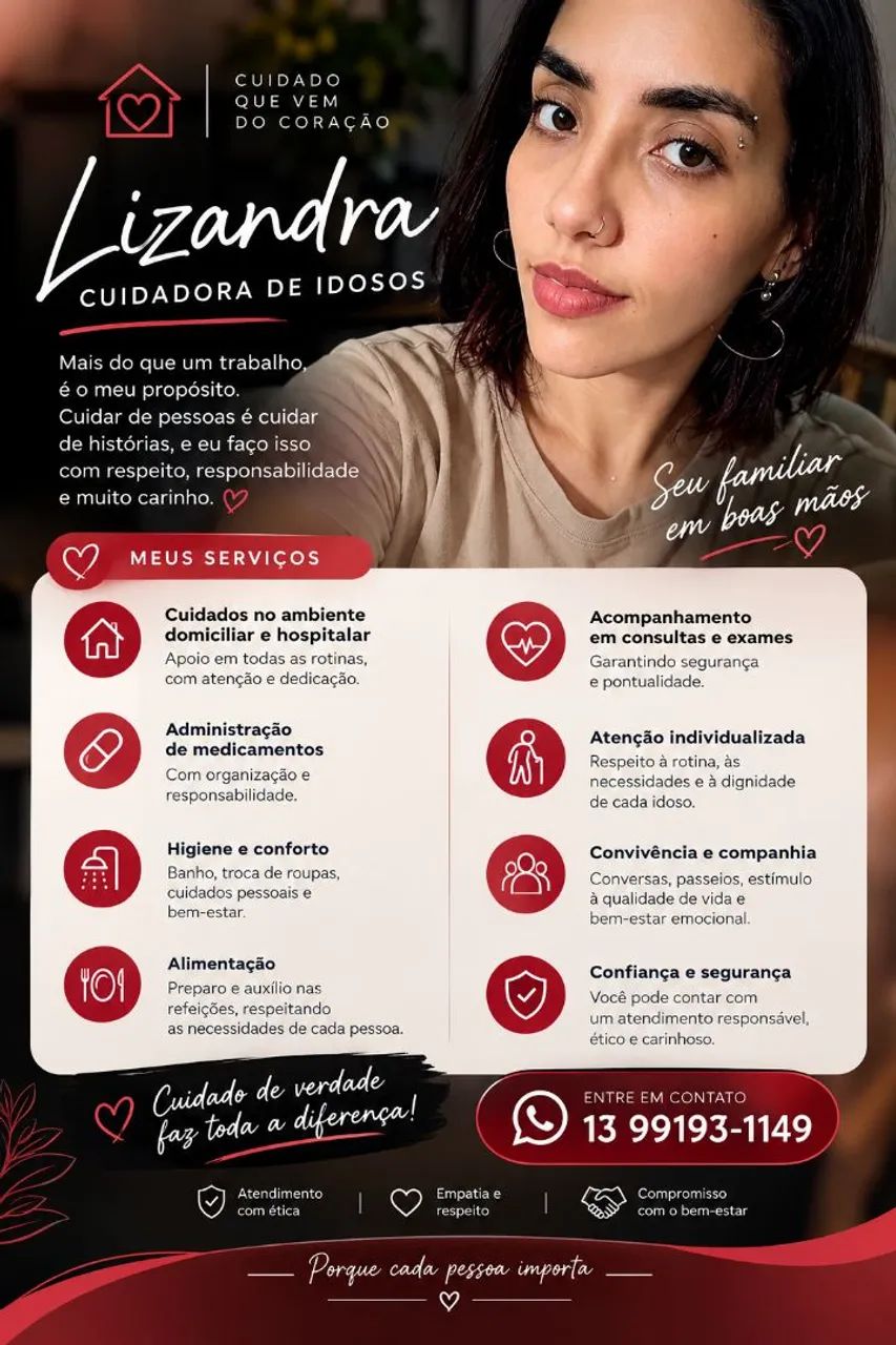 Cuidadora de idosos (ofereço serviços)