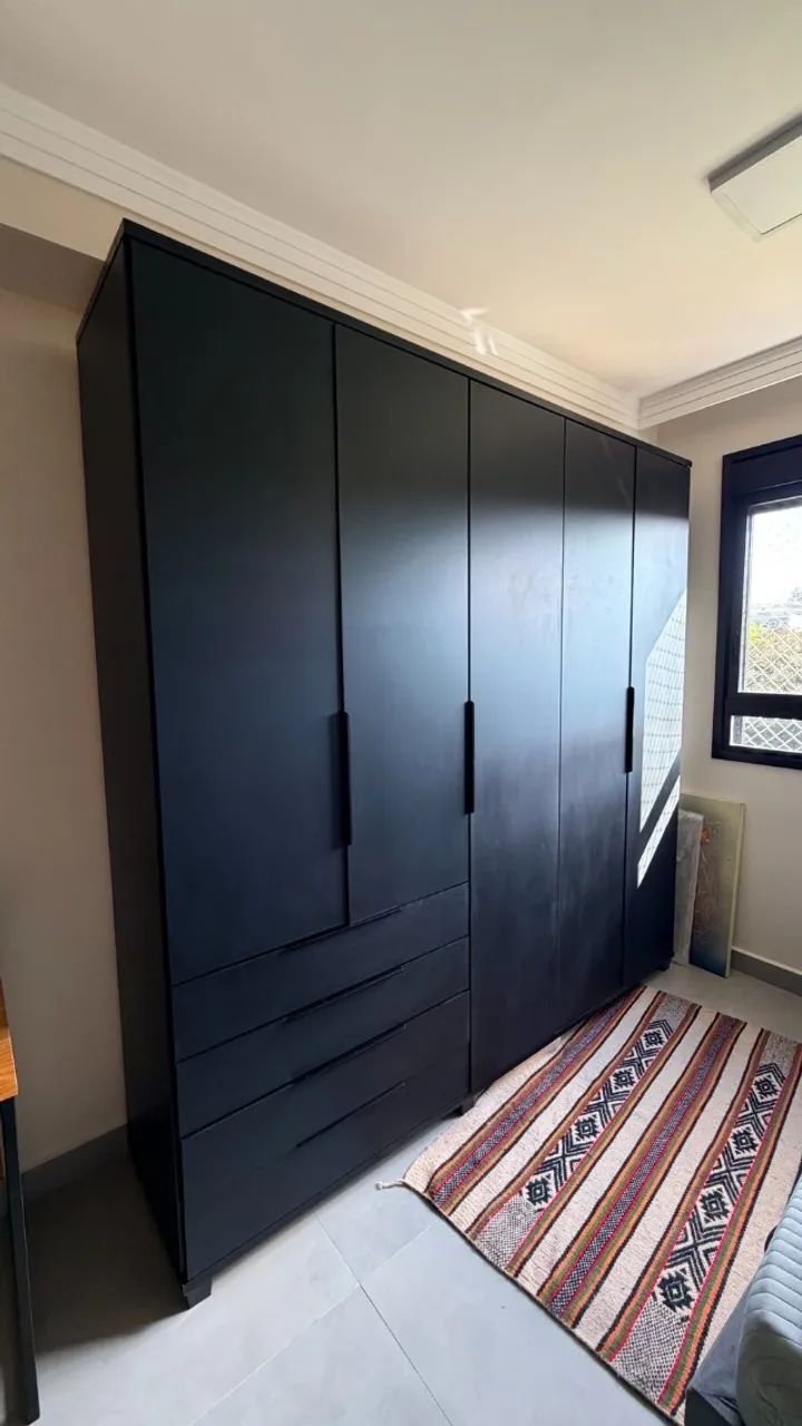 Guarda Roupas MDF Preto