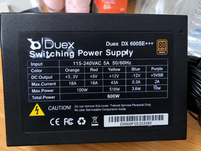Fonte Duex 600 w - Foto 4