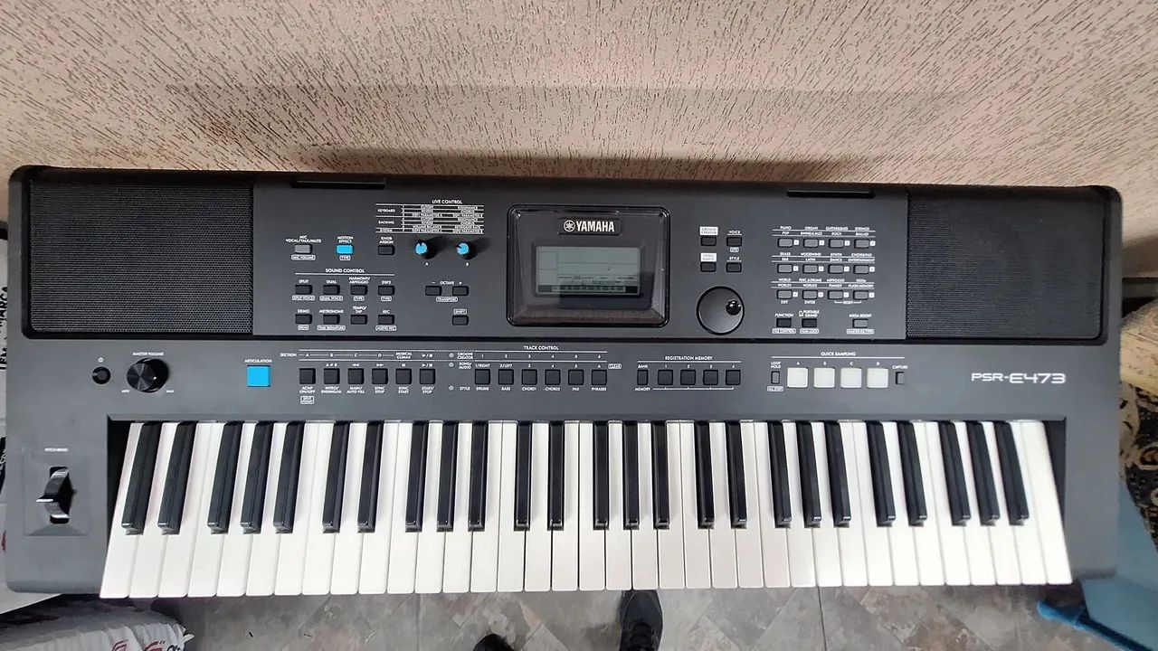 Teclado yamaha E473 impecável! - Foto 4
