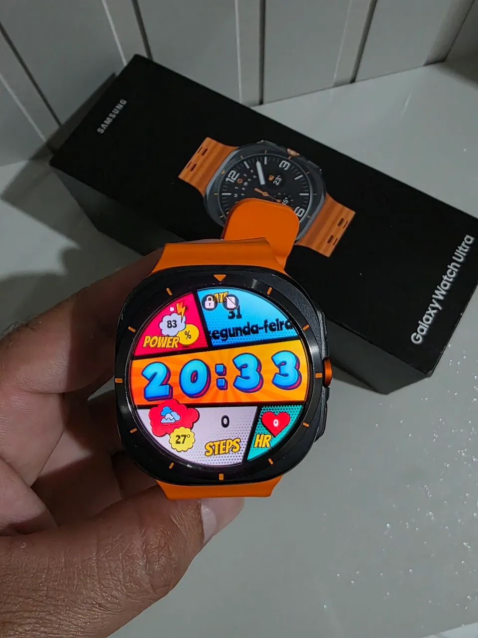 Galaxy Watch Ultra Laranja/Preto - Foto 2