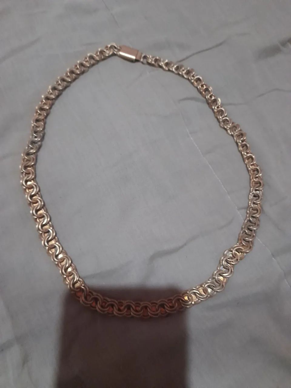 Cordão em bronze  ok 70 centímetro  - Foto 3