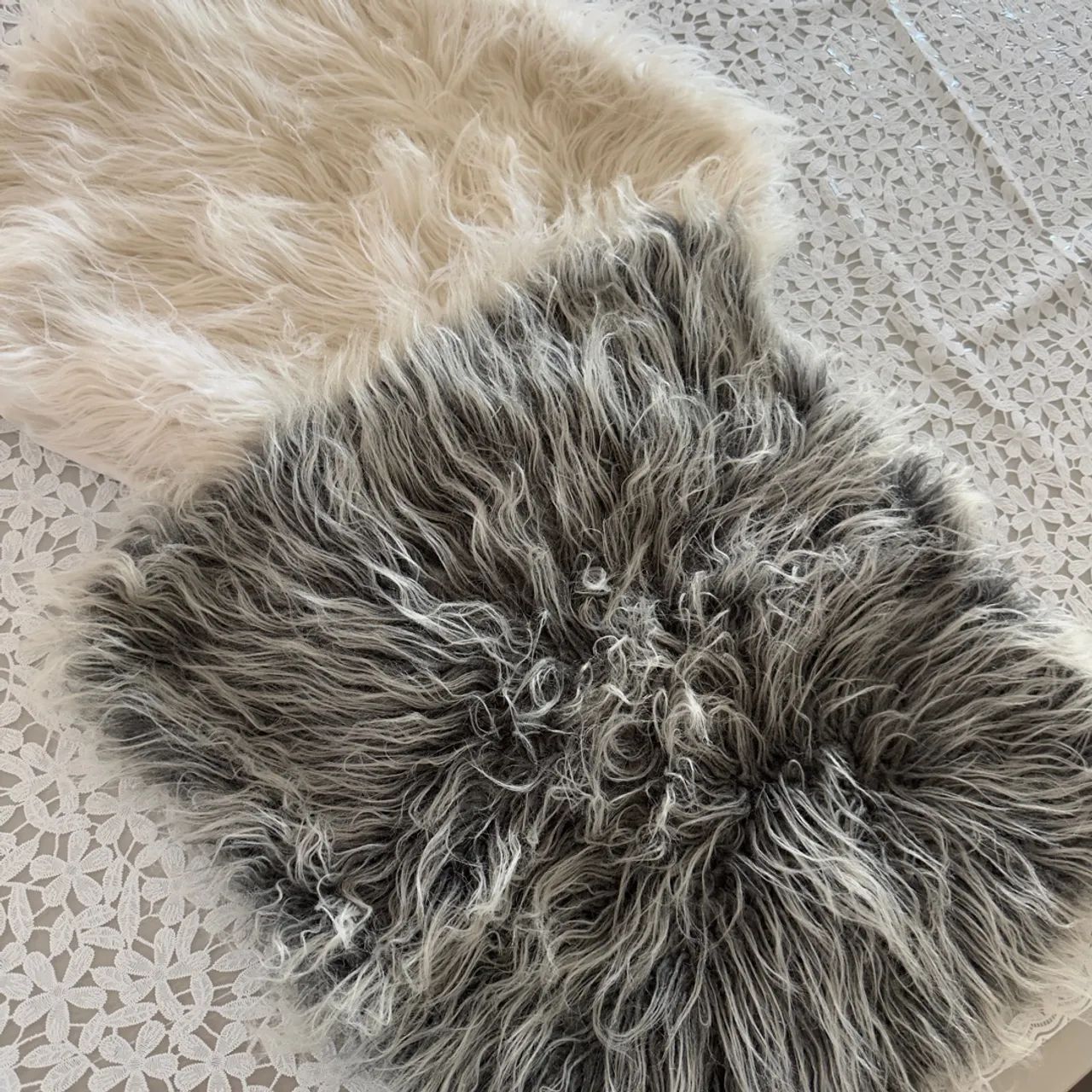 Tapete + 2 capas de almofada de pelo - Foto 4