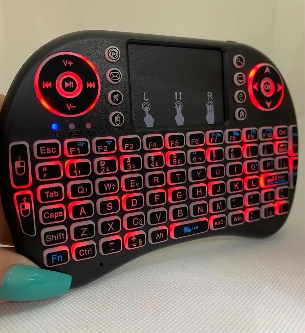 Teclado led controle tv box  - Foto 4