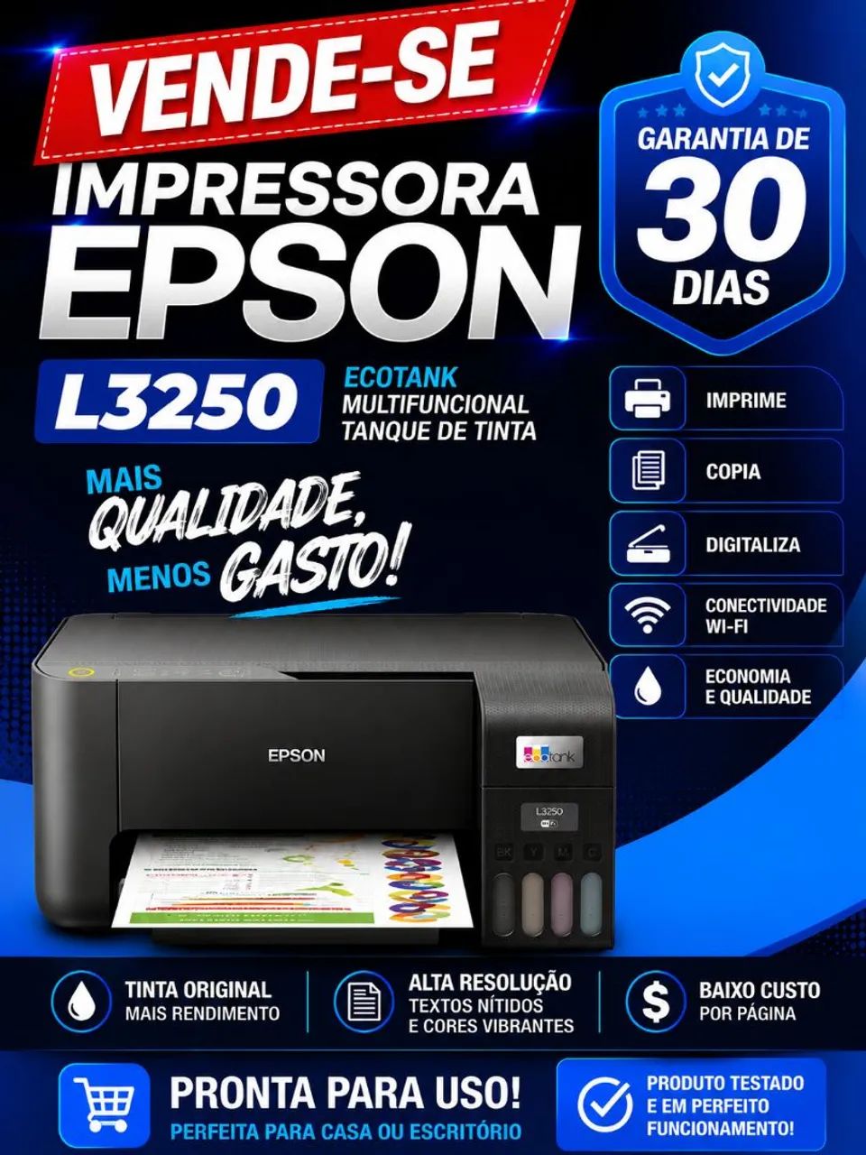 Impressora multifuncional Epson L3250