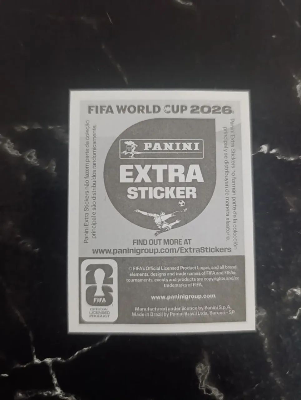 Figurinha legend bordô Hakimi copa 2026 - Foto 2