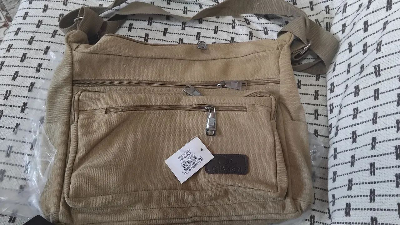 Bolsa masculina transversal  - Foto 5