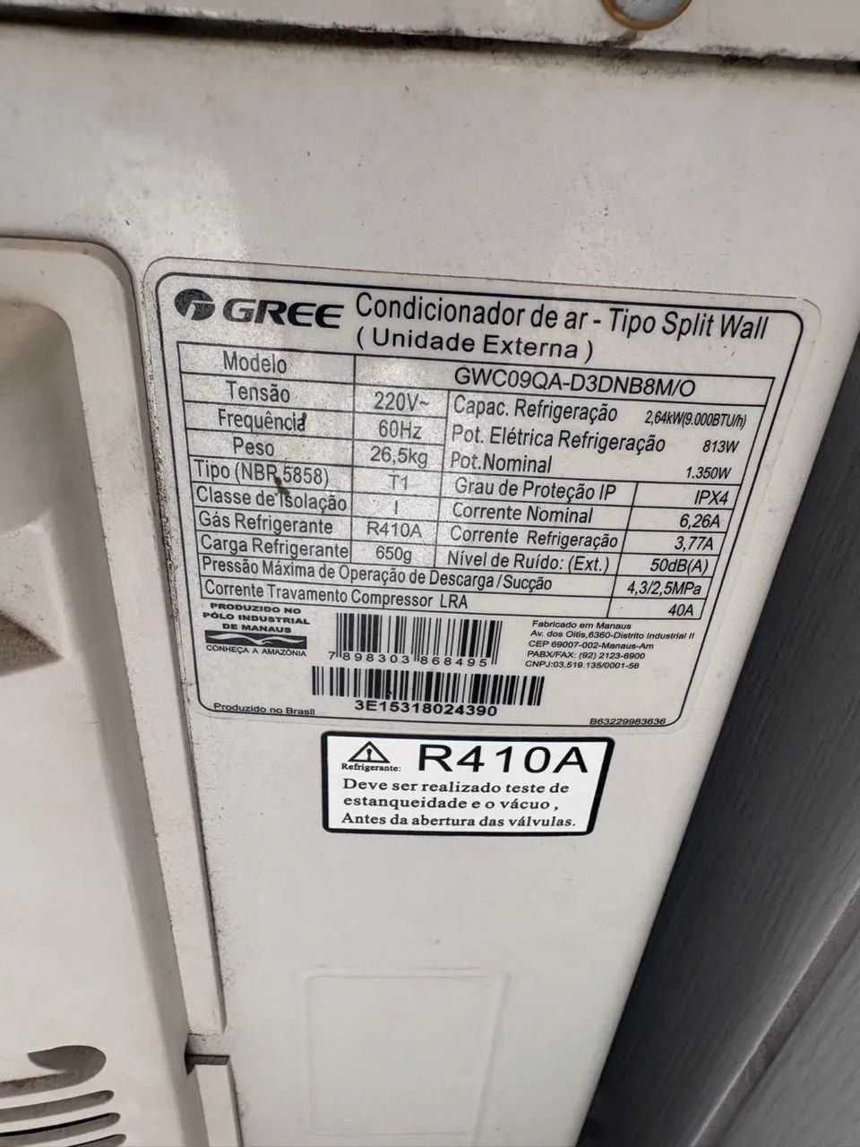 Ar Condicionado Split GREE 9000 BTUS Inverter - PRA VENDER LOGO - Foto 4