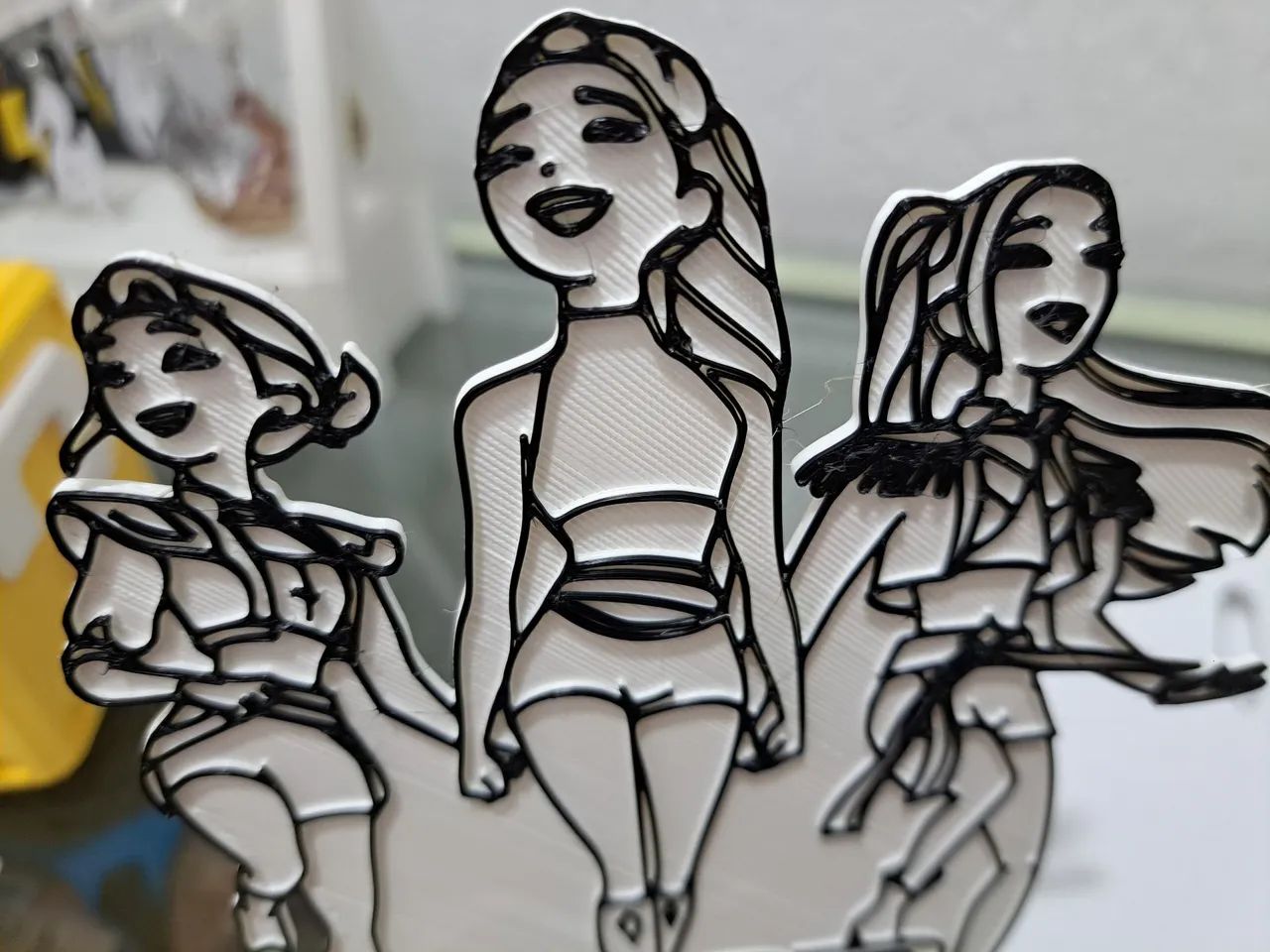 Placa K-pop para pintura- impressão 3D  - Foto 5