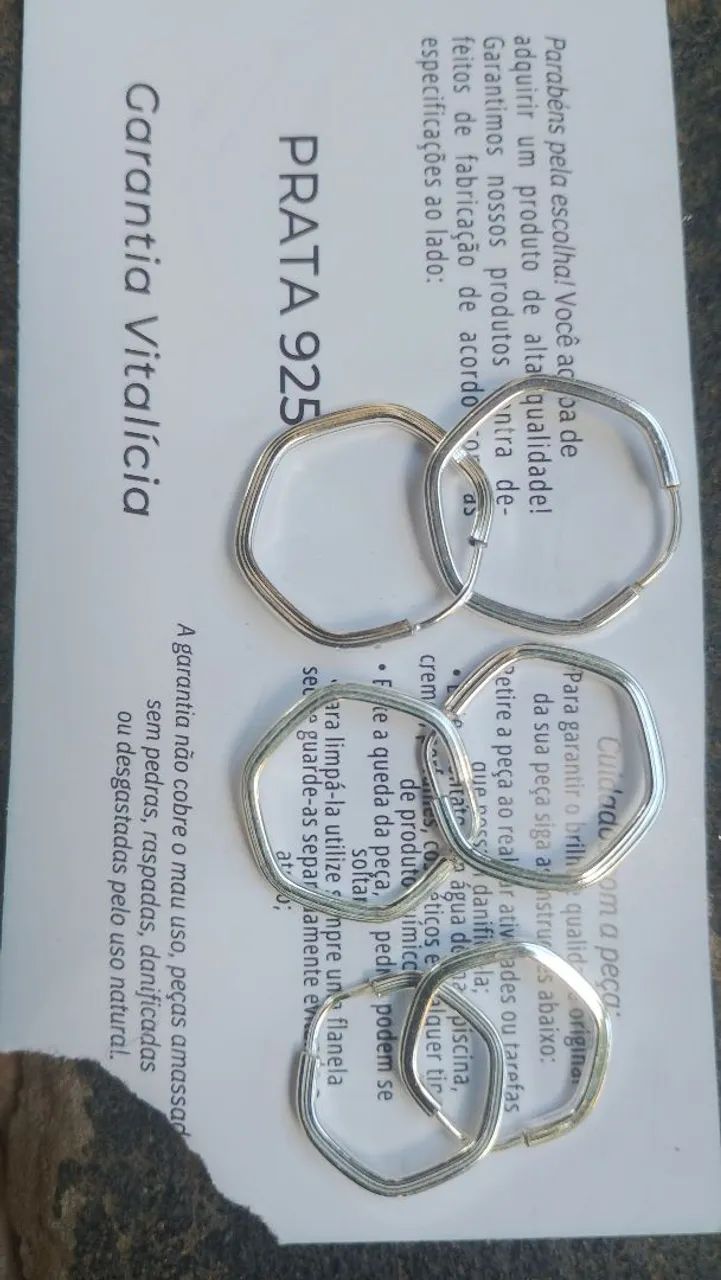 Argola d prata $30 - Foto 4