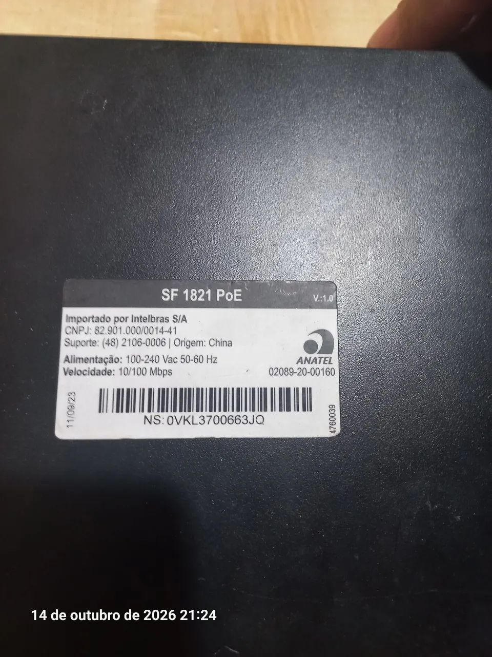 Switch Intelbras SF 1821 PoE - Foto 5