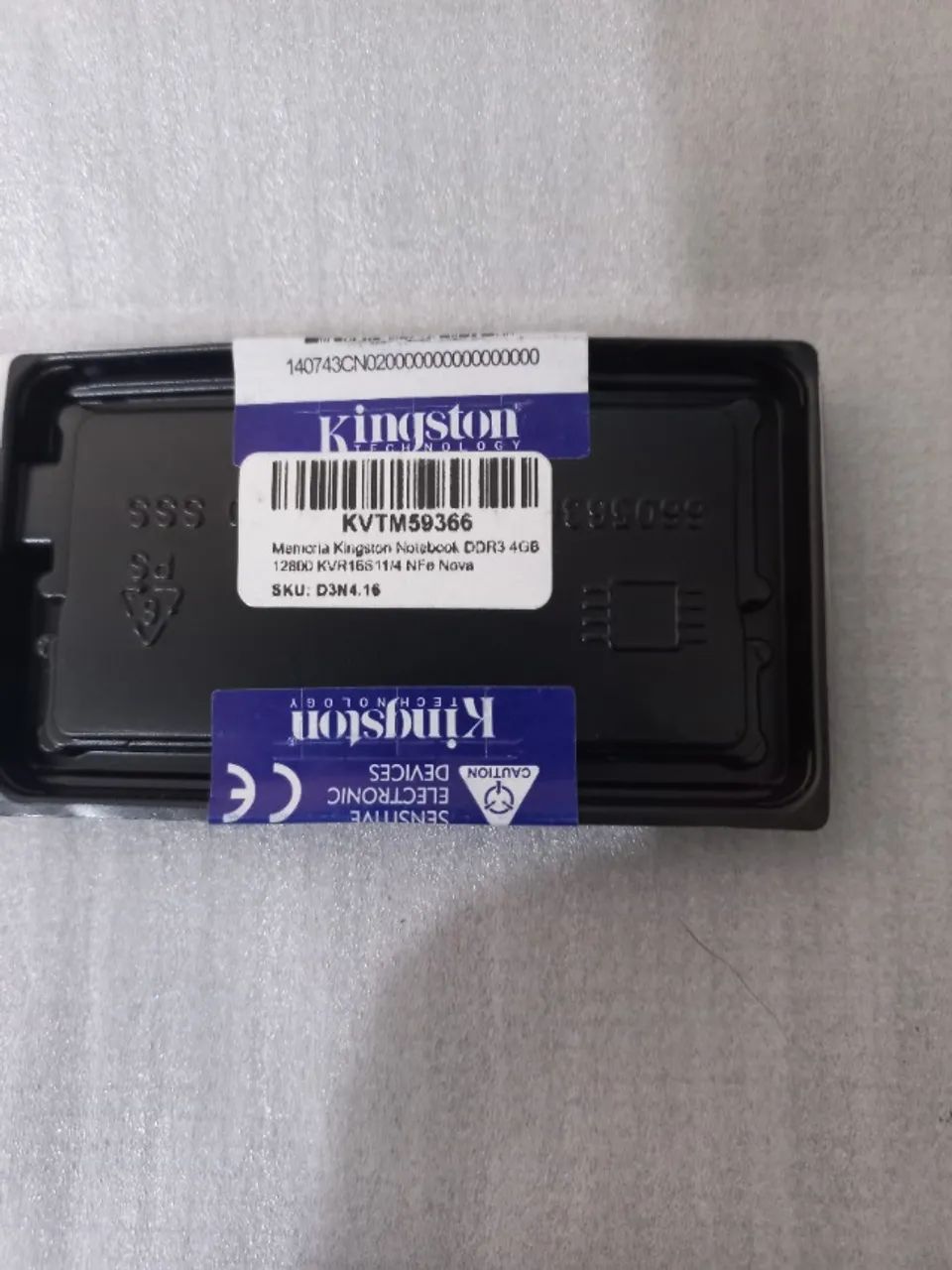 Memória Notebook 4GB DDR3L 1600 Kingston KVR16LS11/4 - Foto 3
