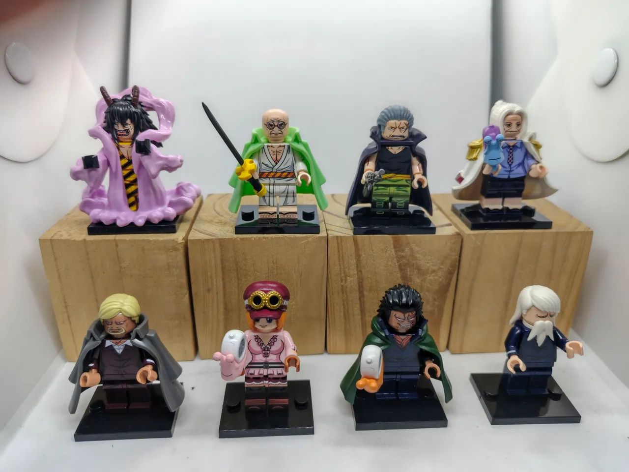 One piece bloco de montar kit 8 personagens  - Foto 5