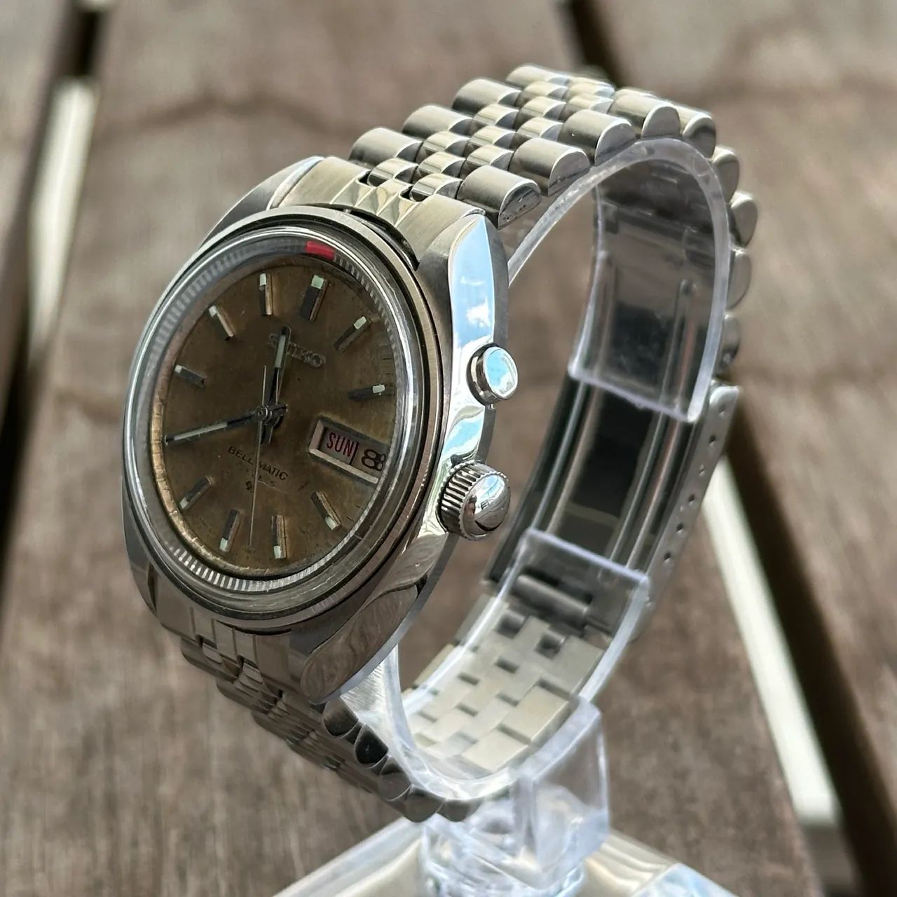 Relógio Seiko Bell-Matic Automático Dial Patinado - Foto 5