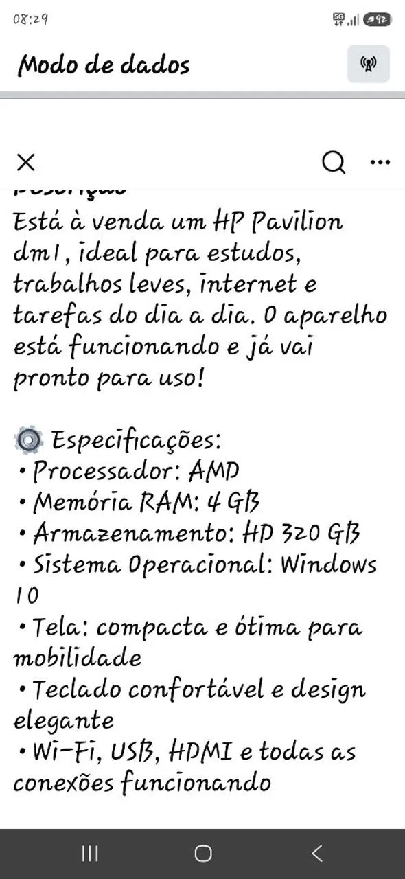 Notebook HP Pavilon d1  - Foto 4