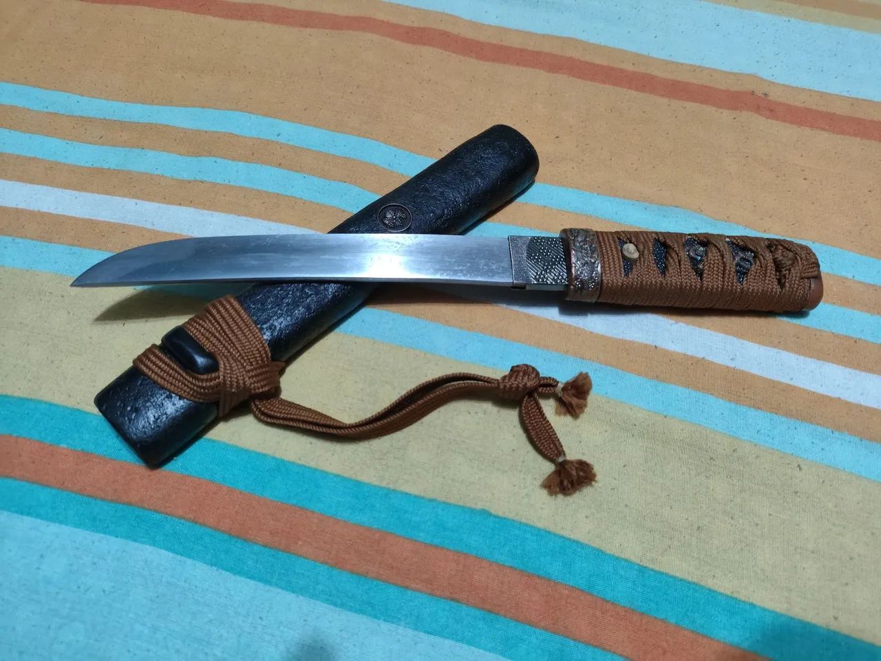 Faca japonesa Tanto para decoração  - Foto 3