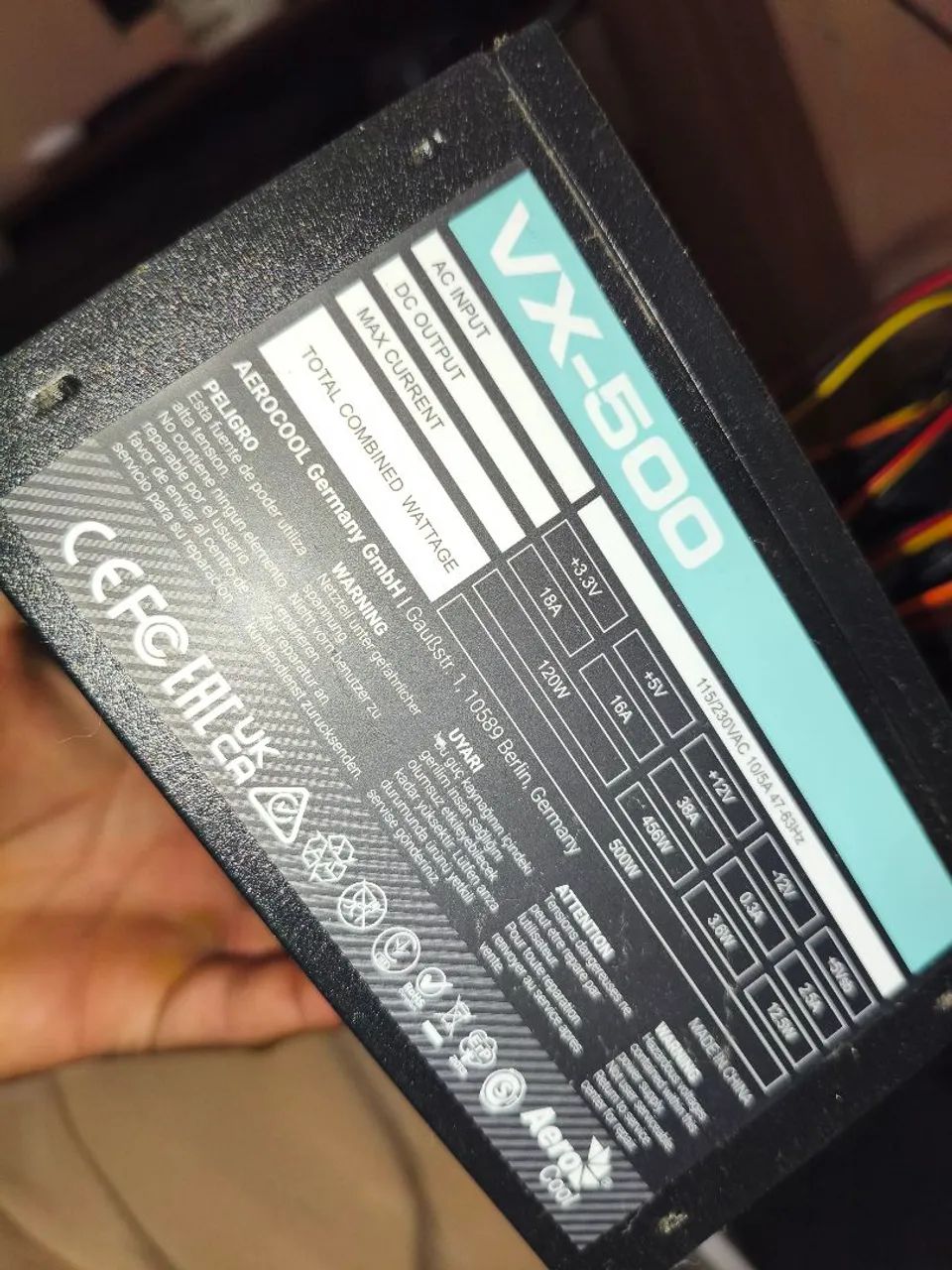 Fonte Aerocool VX500