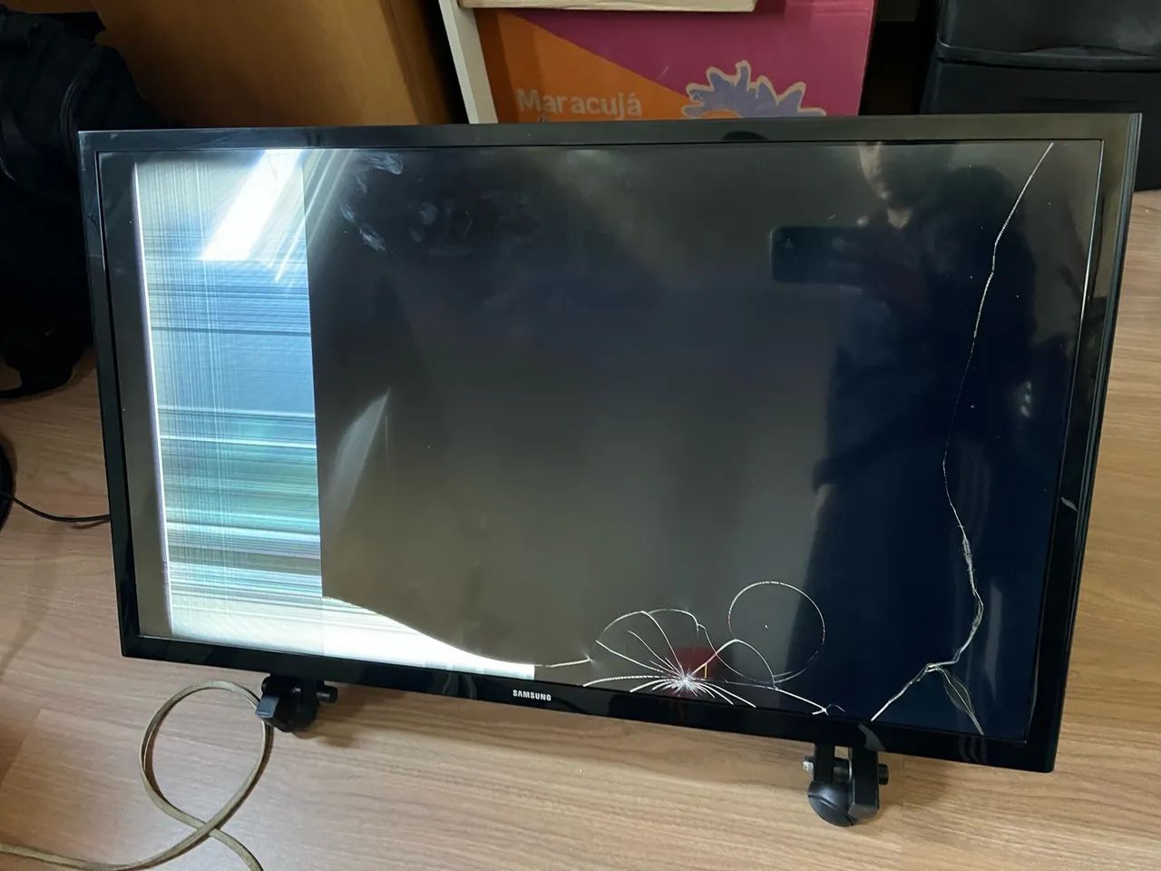 Tv Samsung 32 tela quebrada