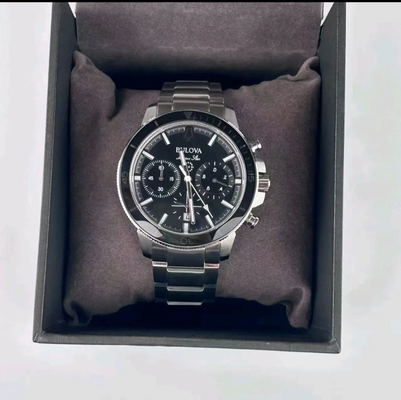 Bulova Marine Star Black Dial